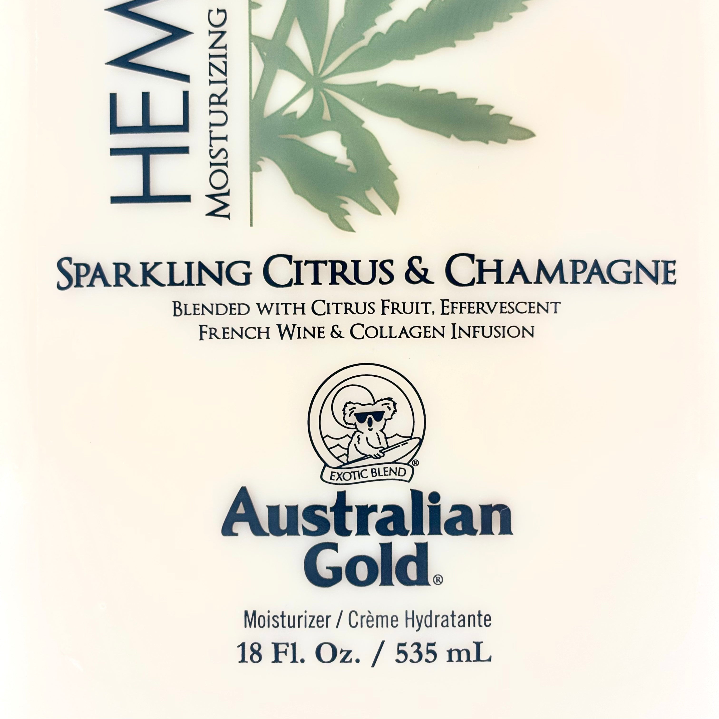 Hemp Nation Sparkling Citrus & Champagne Moisturizing Tan Extender